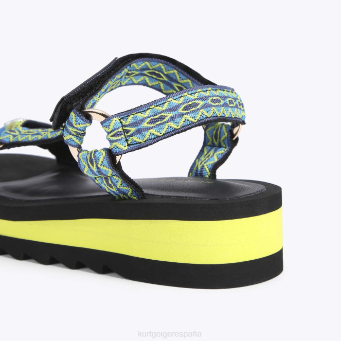 Kurt Geiger niños londres niños mini olivia 2LPR488 | calzados verde